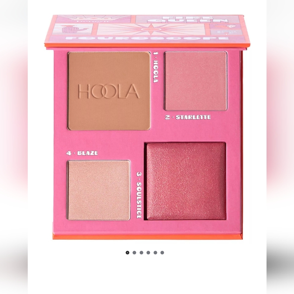 Benefit Cosmetics Fourscope Fire Queen Bronze, Blush & Highlighter Palette.